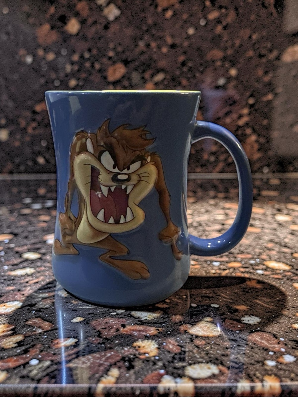 Warner Bros. Blue Taz Ceramic Mug with Character Art